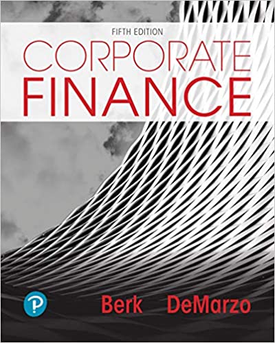 Corporate Finance (5th Edition) BY Berk - Orginal Pdf